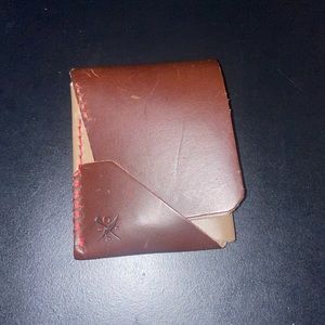 Open Sea Leather Topsider Bifold wallet.